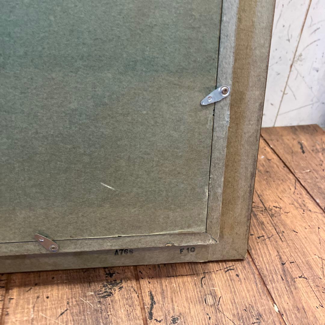 シンガポール公園にて 人物画 風景画 油彩画 油絵 アート 絵画 額縁 F10