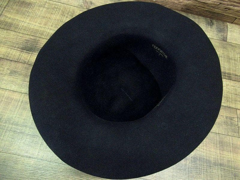 美品 ノンネイティブ コラボ ラビットファー ワイド ブリム ハット 帽子 2