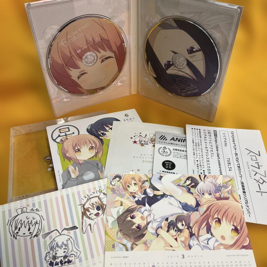 ㉔スロウスタート DVD 全6巻セット　完全生産限定盤