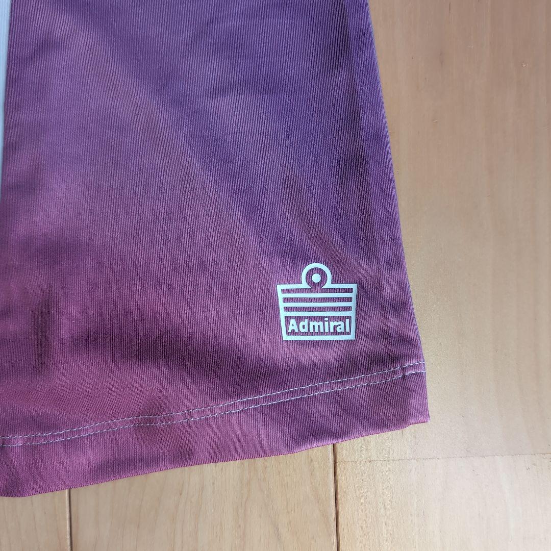 Admiral テニスTシャツ ホワイト パープル　Mサイズ