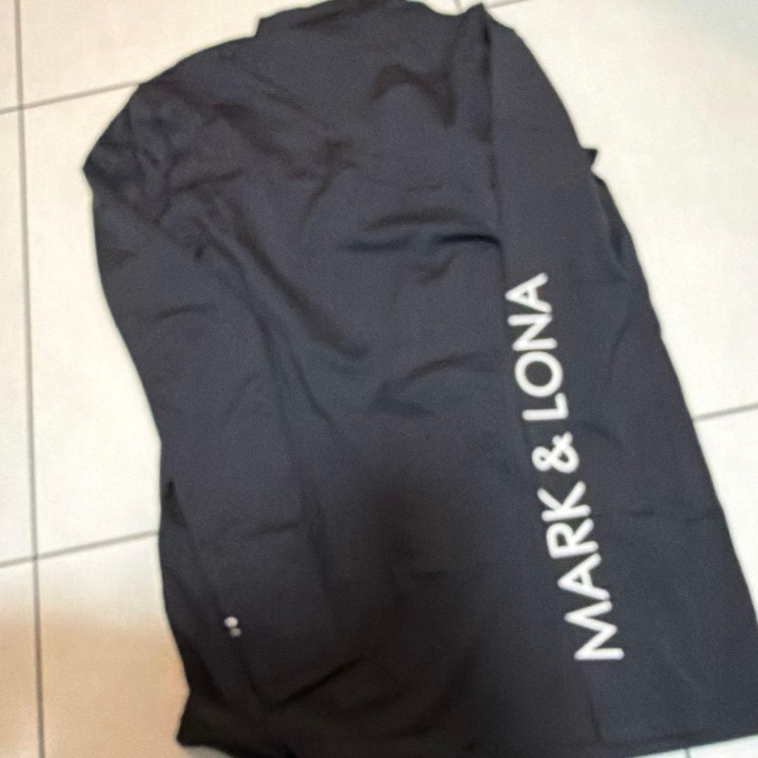 MARK & LONA モックネックシャツ　ブラック長袖シャツ