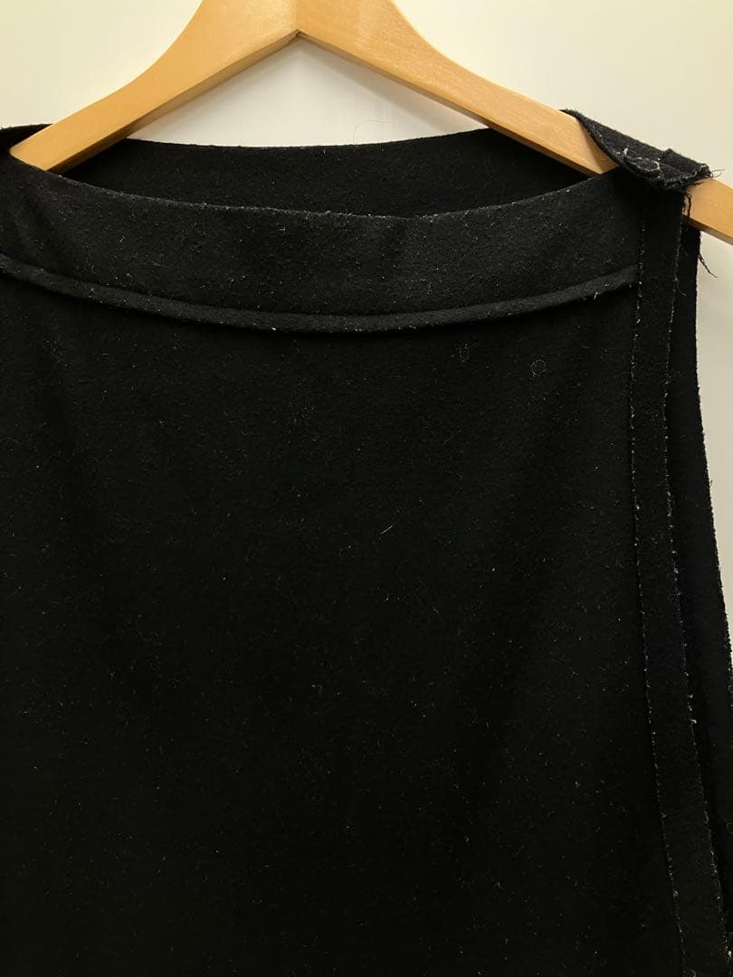 y's ワイズ　ヨウジヤマモト　プリーツ　ワンピース　ウール