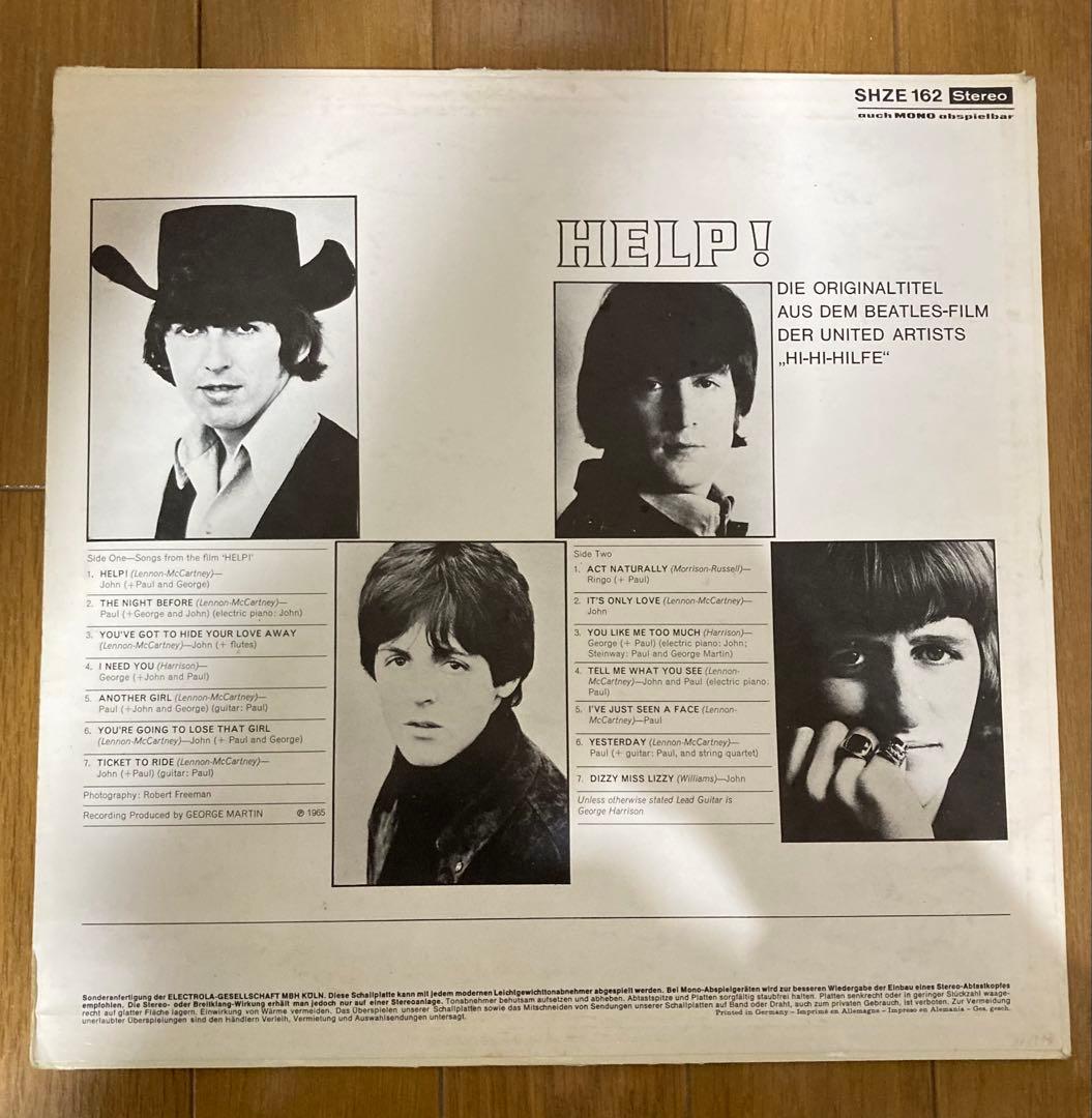 稀少ドイツオリジナル初回ステレオHelpビートルズ Beatlesレコード
