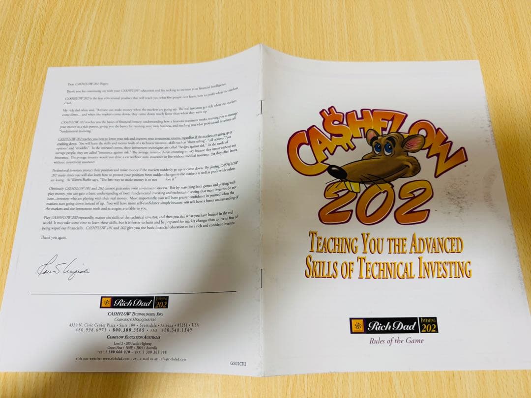 【CD再生確認済】キャッシュフロー Cashflow 202英語版（上級編）