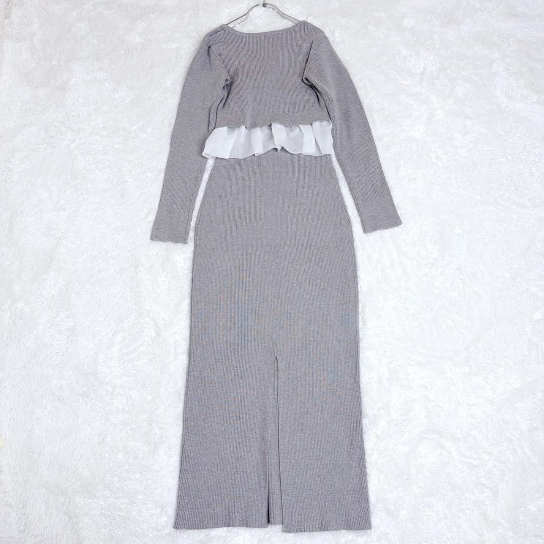 人気商品✨ rienda リエンダ ペプラムカーデセット キャミワンピース