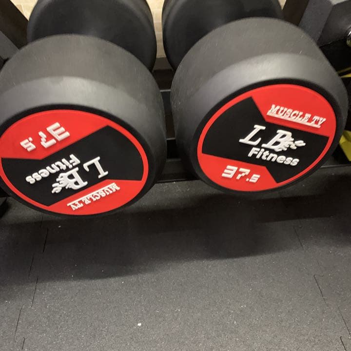 ラバーダンベル　　27.5kg  2個