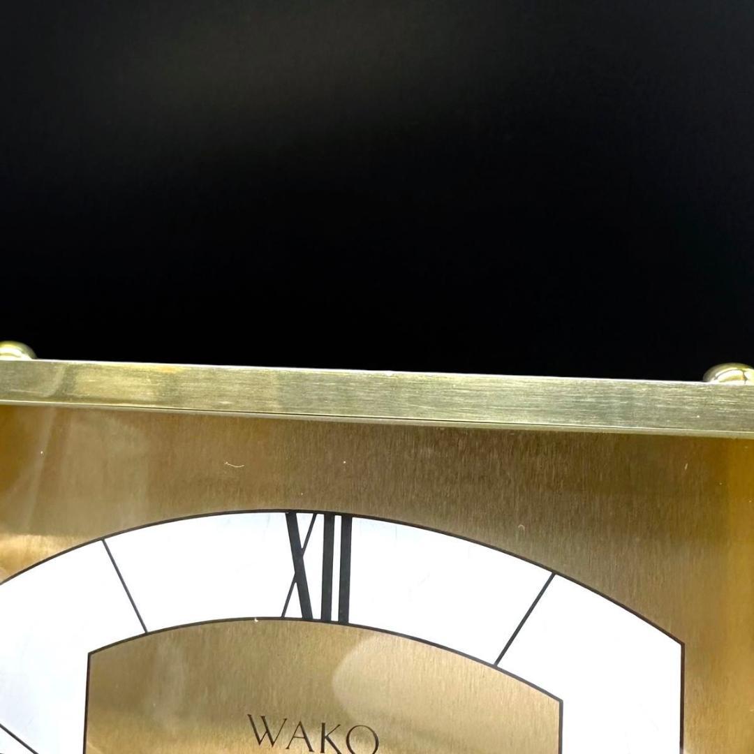WAKO 和光 クリスタル 置時計 時計 インテリア