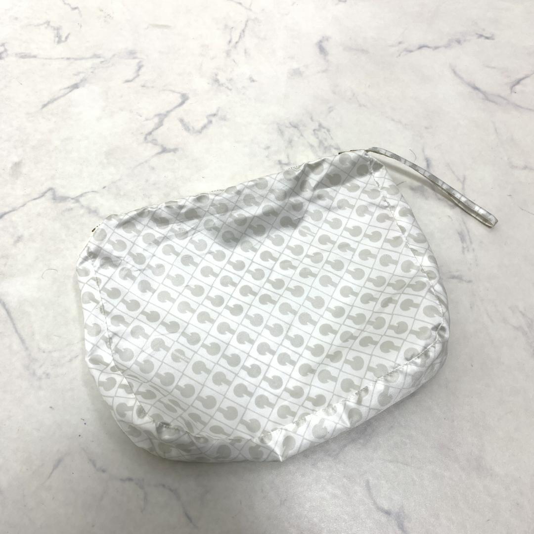 A5448 ゲラルディーニ レインコート ジャンパー 総柄 白 グレー 42