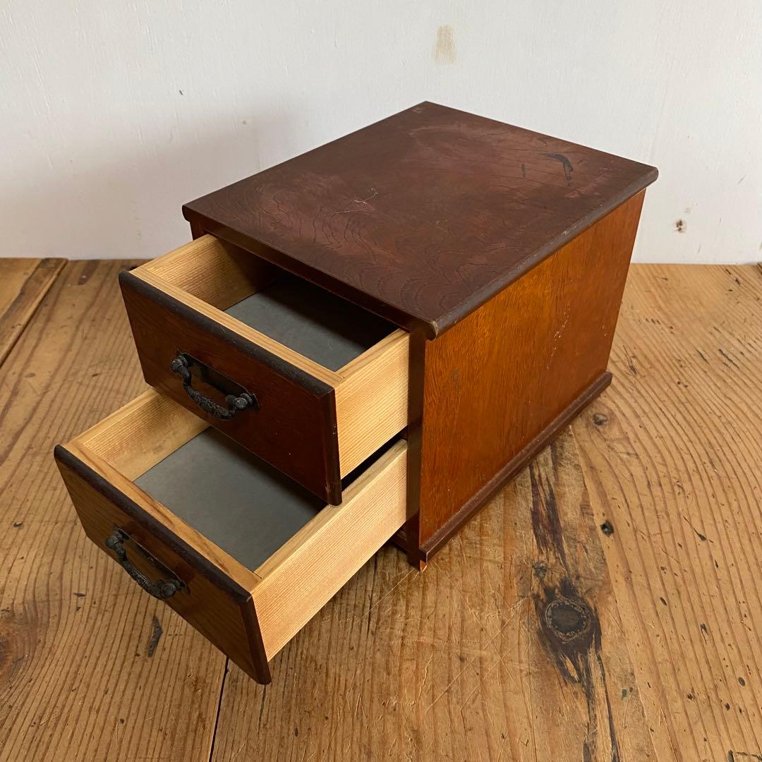 5点セット 小引き出し 裁縫箱 小物入れ 茶箪笥 昭和レトロ z906