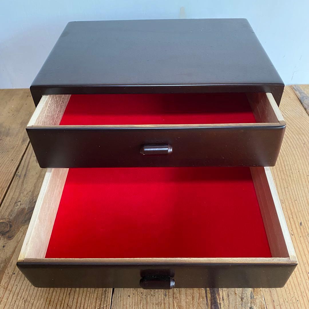 5点セット 小引き出し 裁縫箱 小物入れ 茶箪笥 昭和レトロ z906