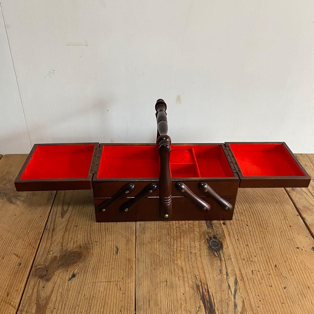 5点セット 小引き出し 裁縫箱 小物入れ 茶箪笥 昭和レトロ z906