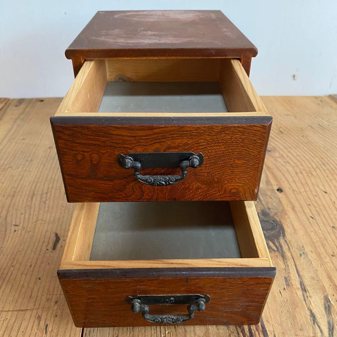 5点セット 小引き出し 裁縫箱 小物入れ 茶箪笥 昭和レトロ z906