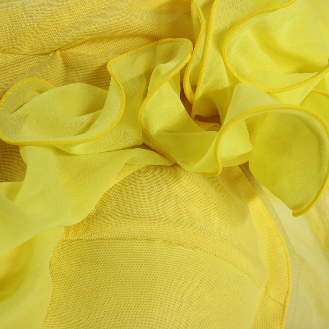 【美品 日本製 社交ダンス衣装】Sanline サンリーヌ ワンピース ドレス