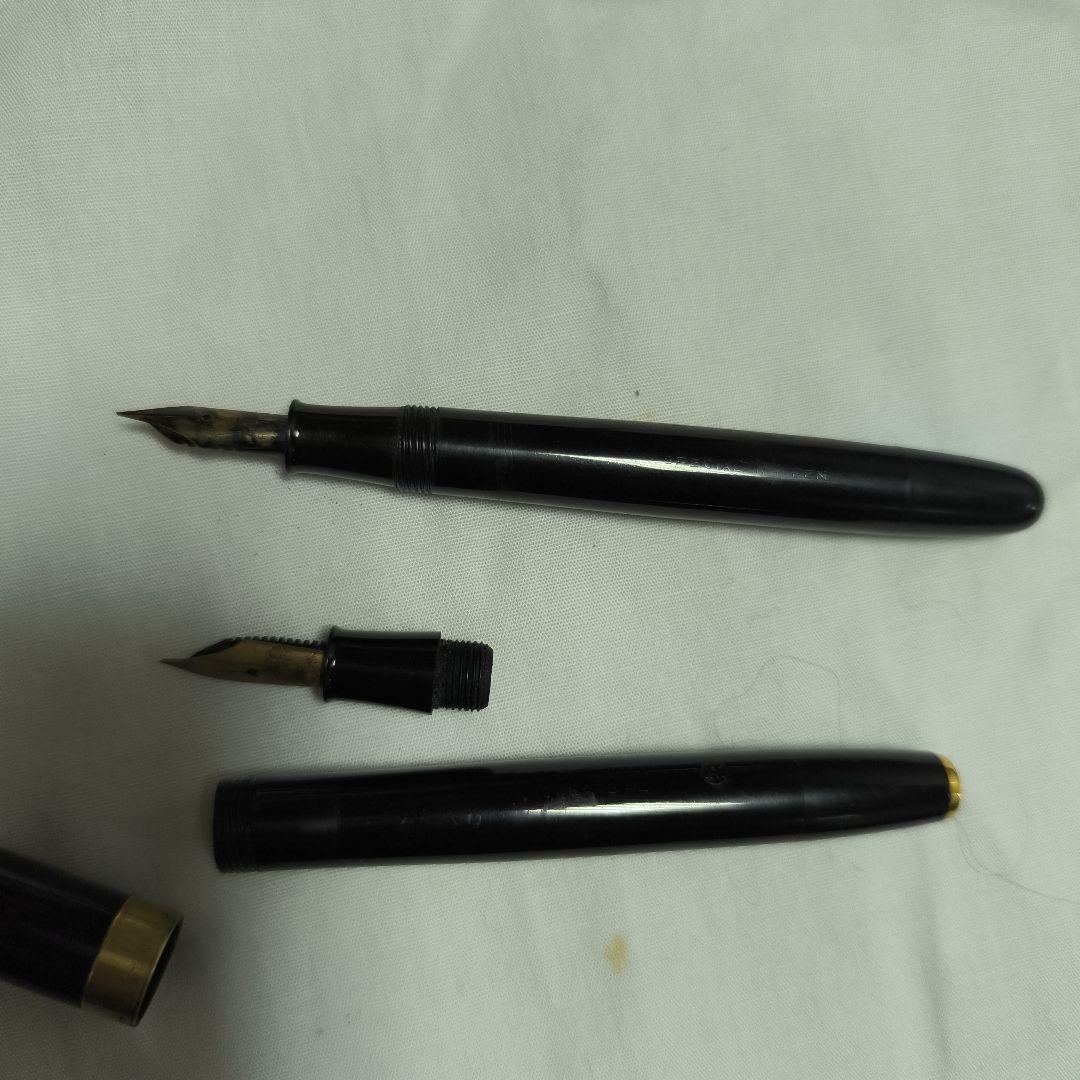 PLATINUM 万年筆2本セット ビンテージ　K14