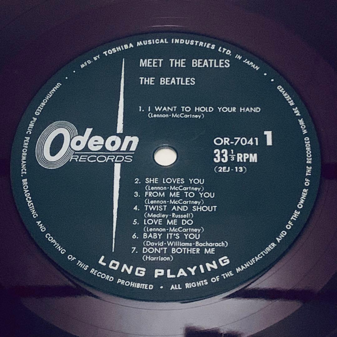 日本盤ODEON赤盤BEATLES『MEET THE 〜&SECOND 』
