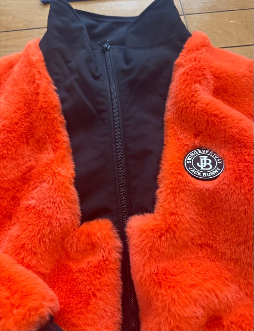 一度のみ使用♡美品Jack Bunny フリースジャケット オレンジ　サイズ0