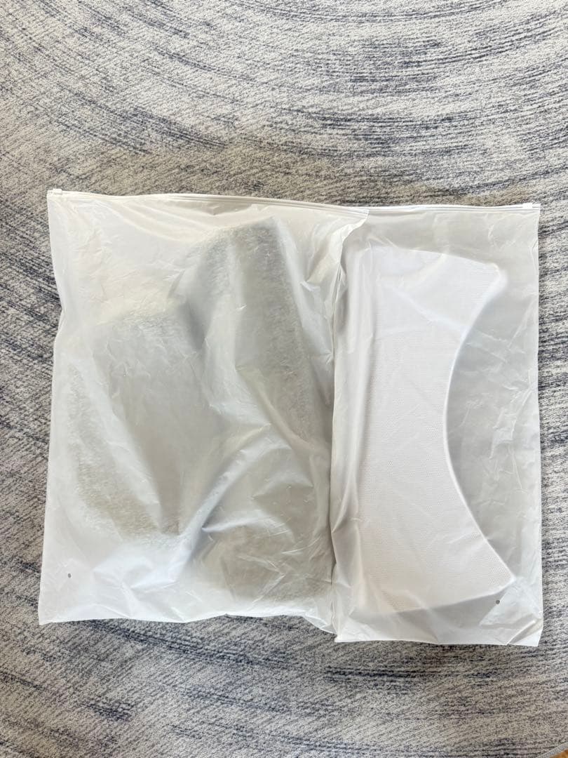 首と肩のことだけを考えたダブル枕(ベーシック)ノーマル　ライトグレー