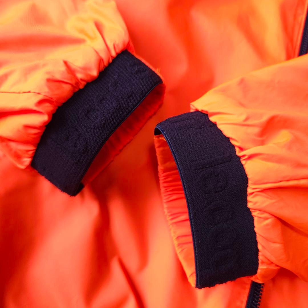 美品 春ブルゾン ルコックゴルフ 2WAY 長袖ナイロンジャケット L メッシュ