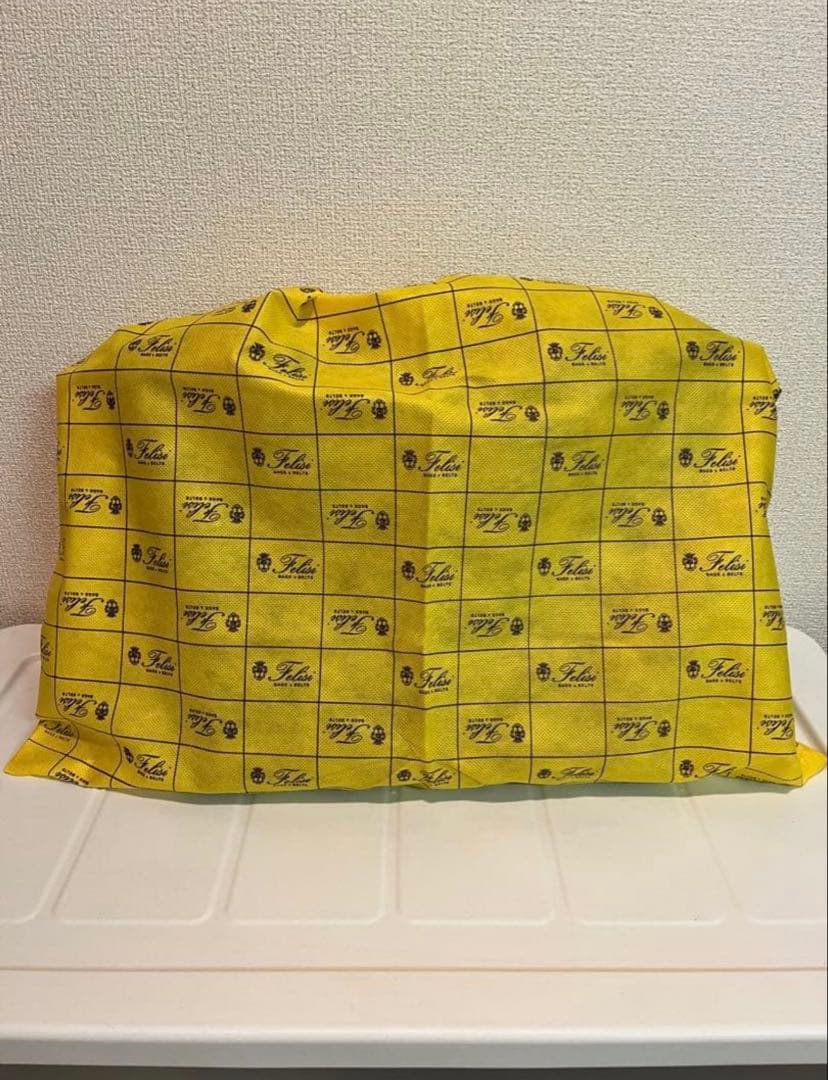 Felisi フェリージ 15/50 クロコ型押し レザー トートバッグ グレー