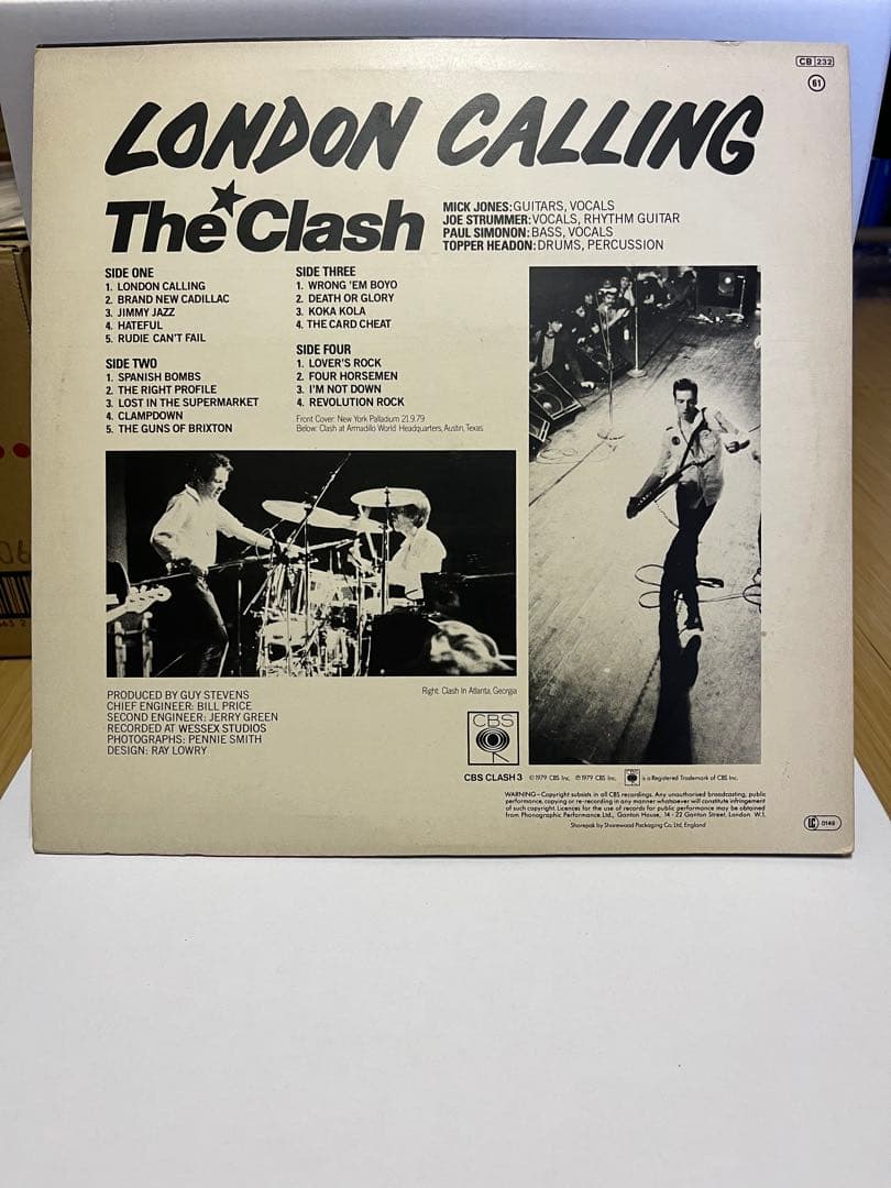 The Clash プロモ盤&London Calling UK盤
