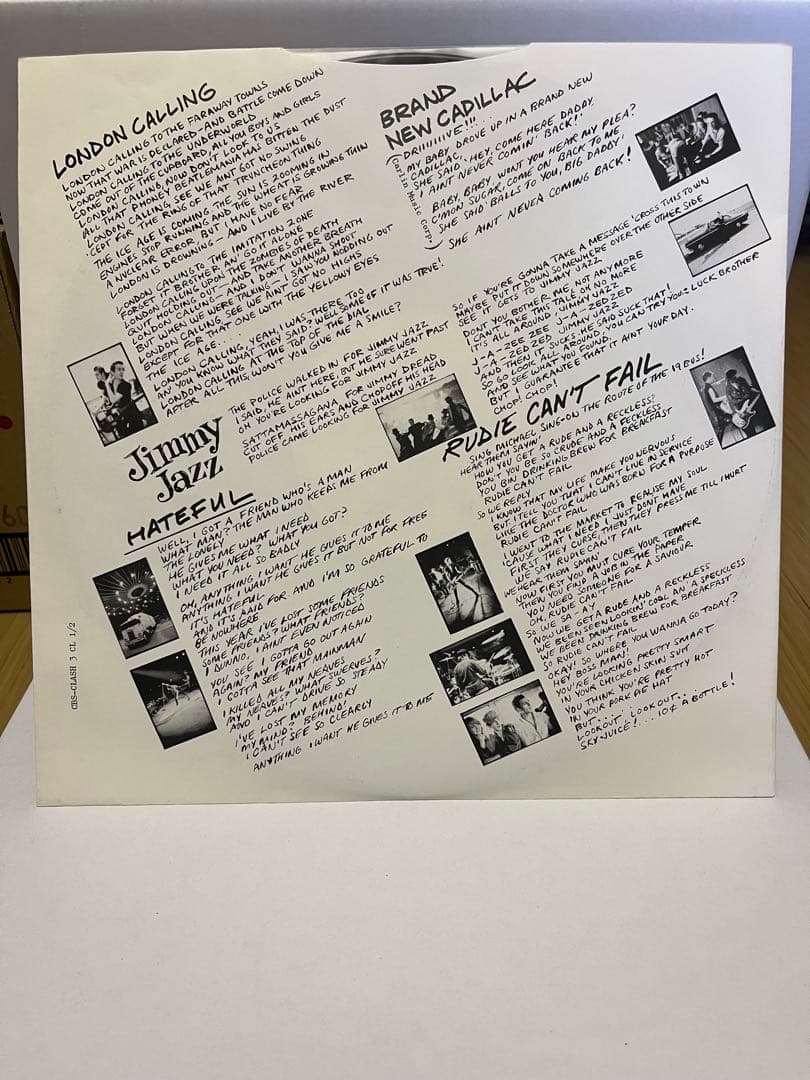 The Clash プロモ盤&London Calling UK盤