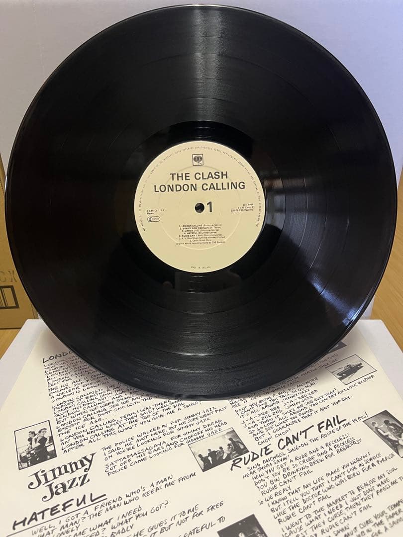 The Clash プロモ盤&London Calling UK盤