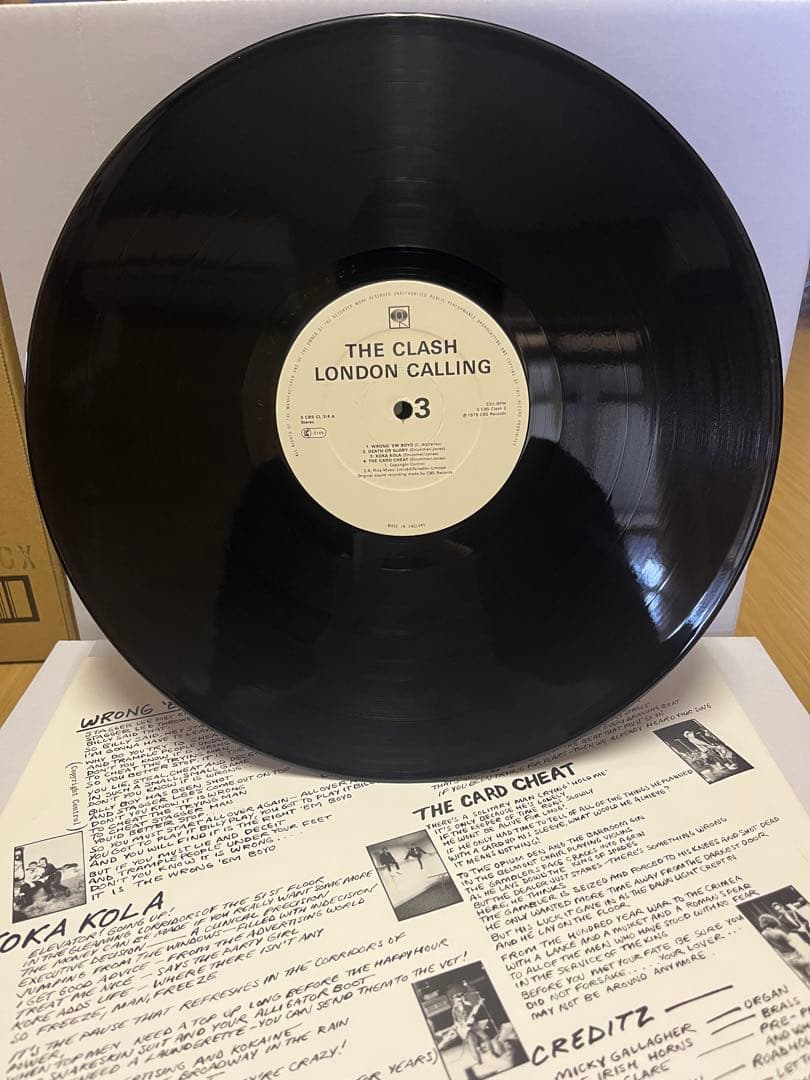 The Clash プロモ盤&London Calling UK盤