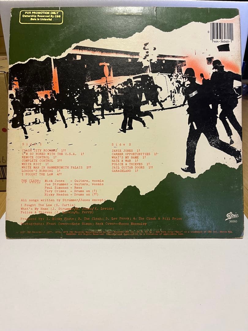 The Clash プロモ盤&London Calling UK盤