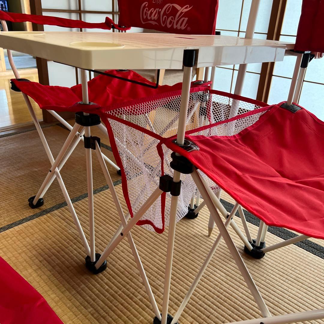 [懸賞当選品]コカコーラ　オリンピックコラボ ツインチェアー&パラソル