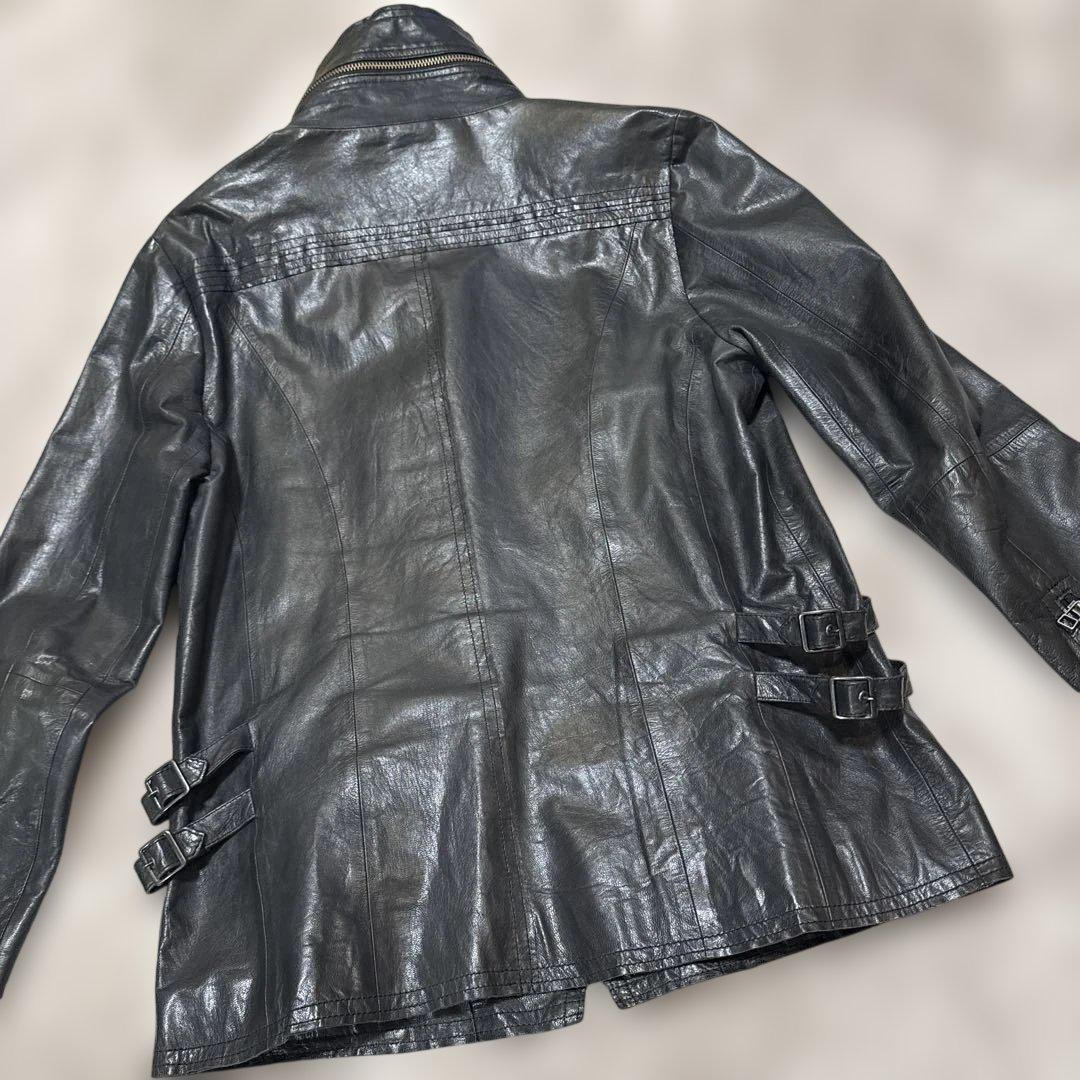 本革 レア MANIAC WORKS レザージャケット 羊革