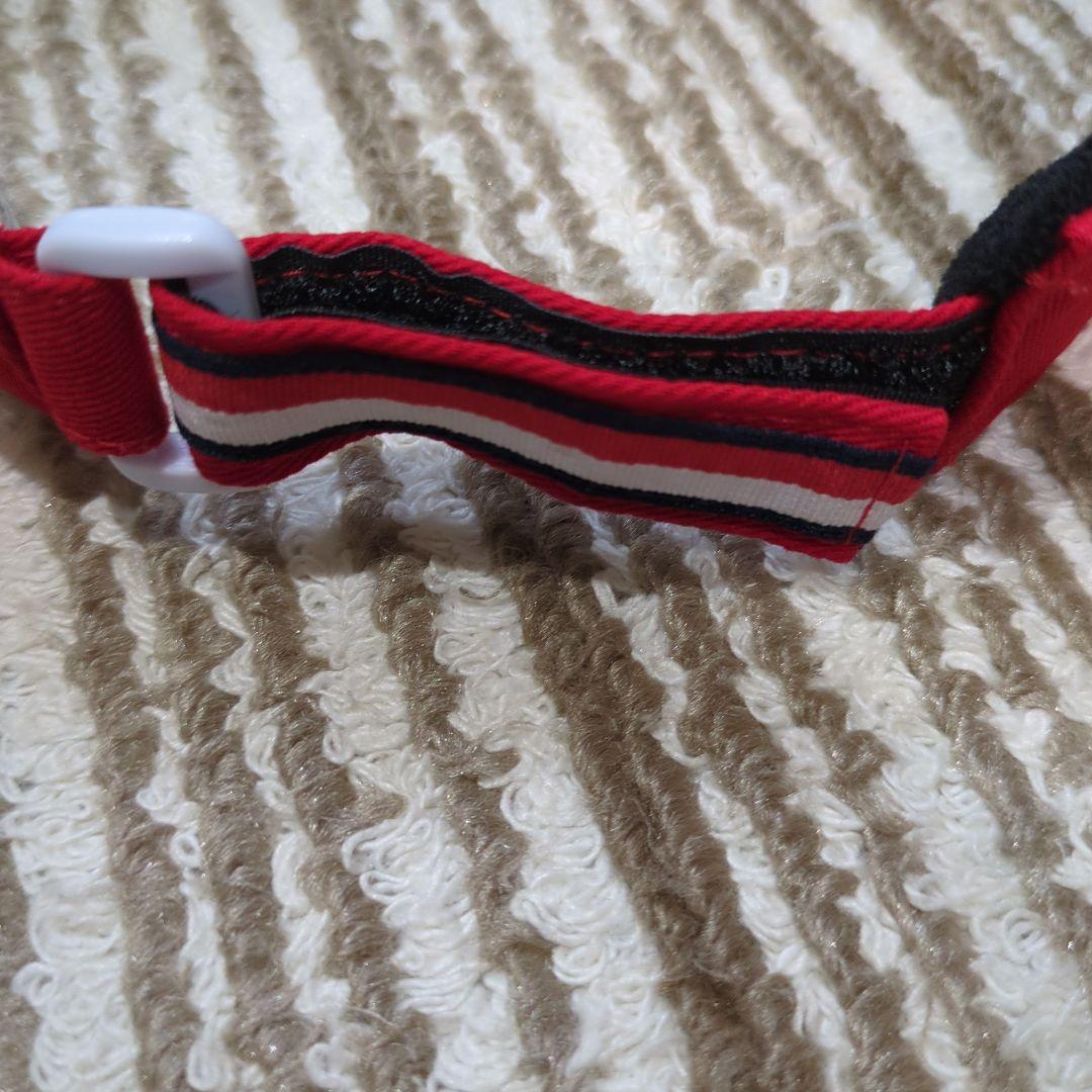 トミーヒルフィガー ゴルフウェアホワイト×ネイビー ソックスバイザー付