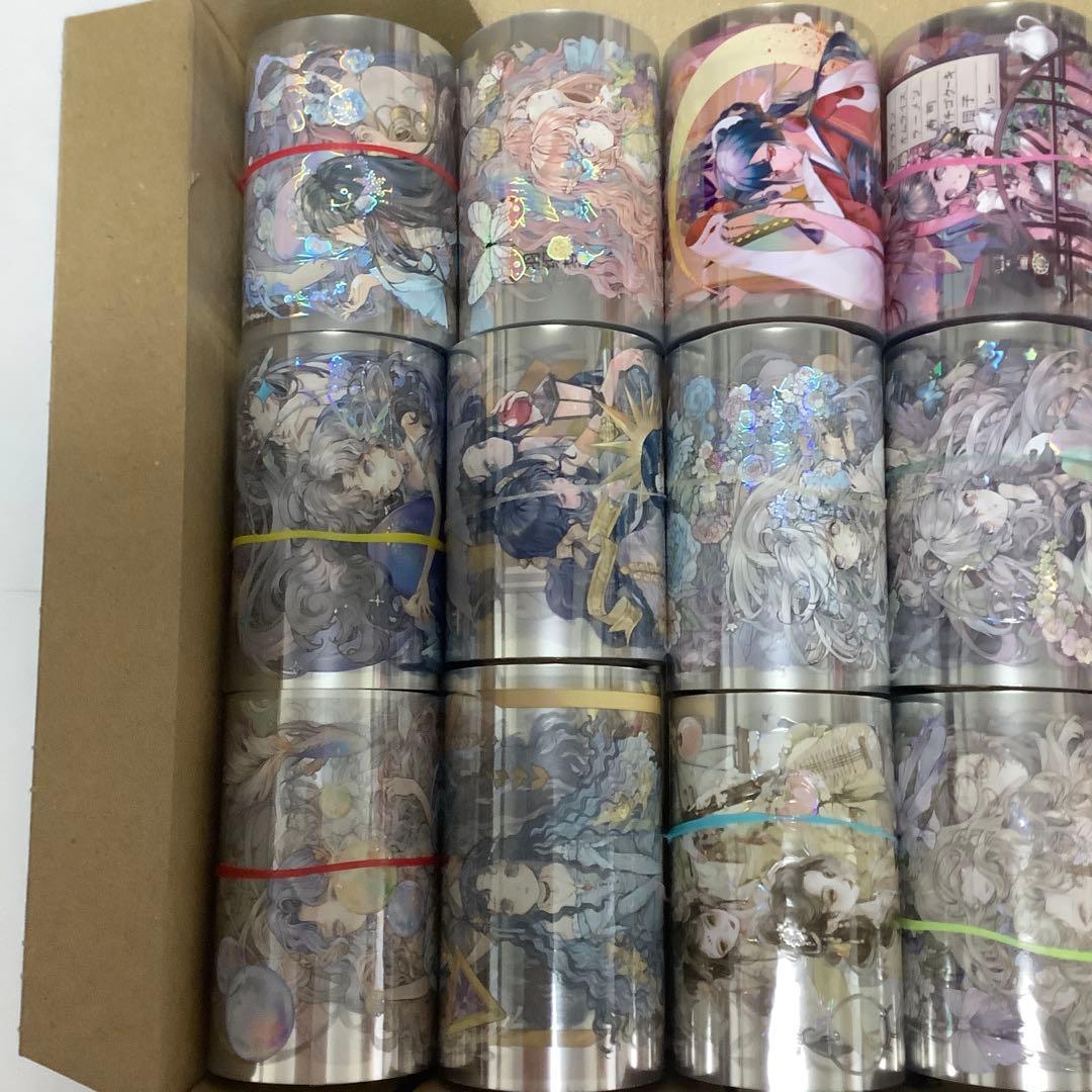 中古海外マステ　人物マステ　PETマステ　まとめ売り　一木一横様