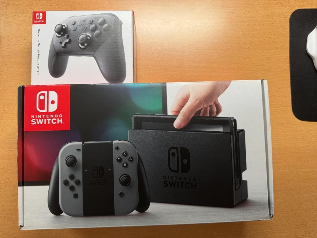 Nintendo Switch グレー 本体 ＋ Pro コントローラー