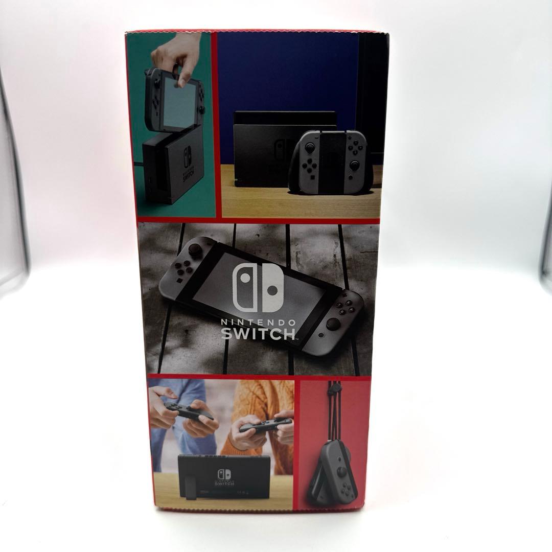 未使用級Nintendo Switch 本体 グレー バッテリー強化版 プロコン