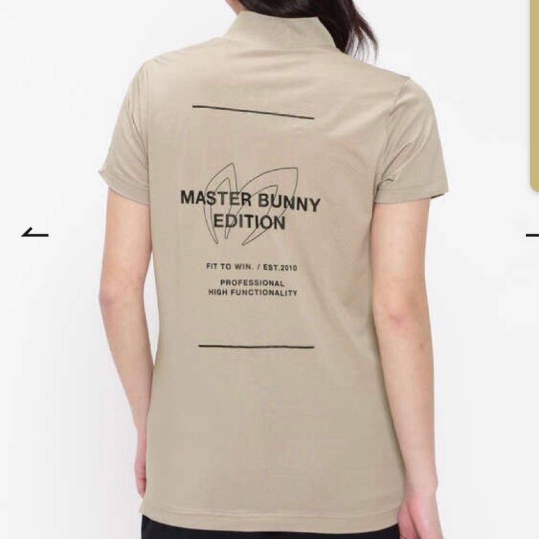 パーリーゲイツ☆新品 ベア天シルケットグレース加工 半袖ハイネックカットソー