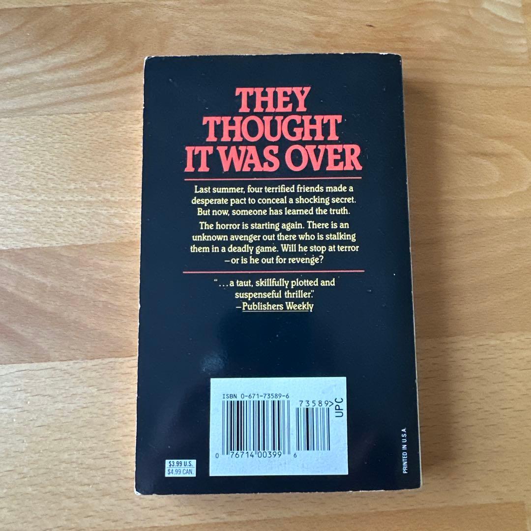 洋書 I know what you did last summer