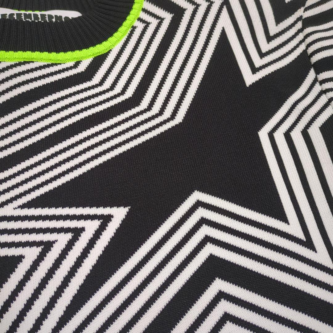 【美品】ディセンバーメイ ゴルフ ニット メンズ 総柄 M