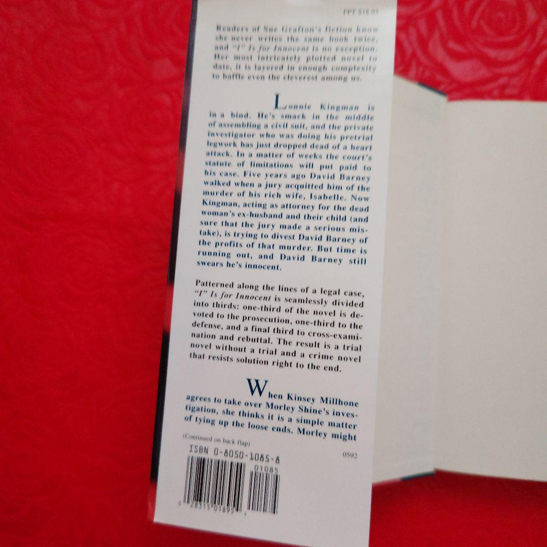 SUE GRAFTON \"I\"is for Innocent (英文)