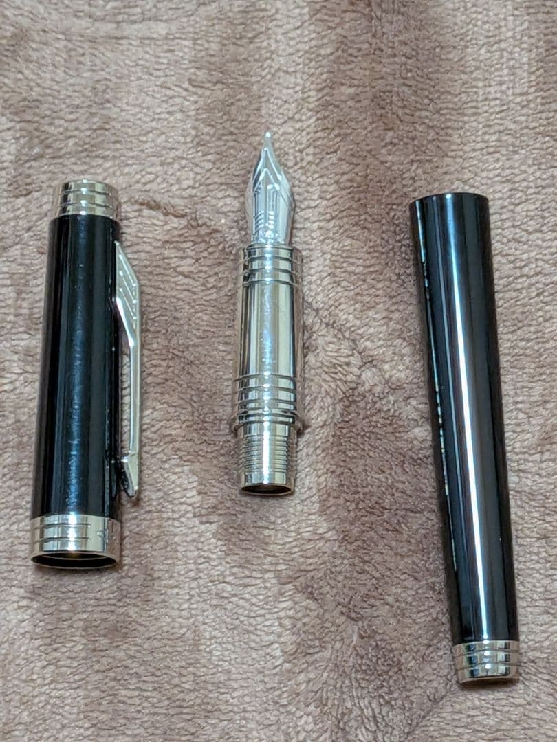 パーカー　プリミエ　ラックブラックST万年筆18k750