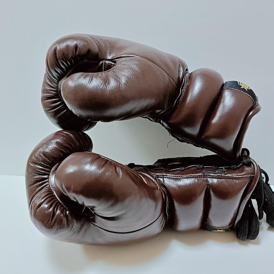 TOP BOXER トップボクサー ボクシンググローブ ブラウン 16oz