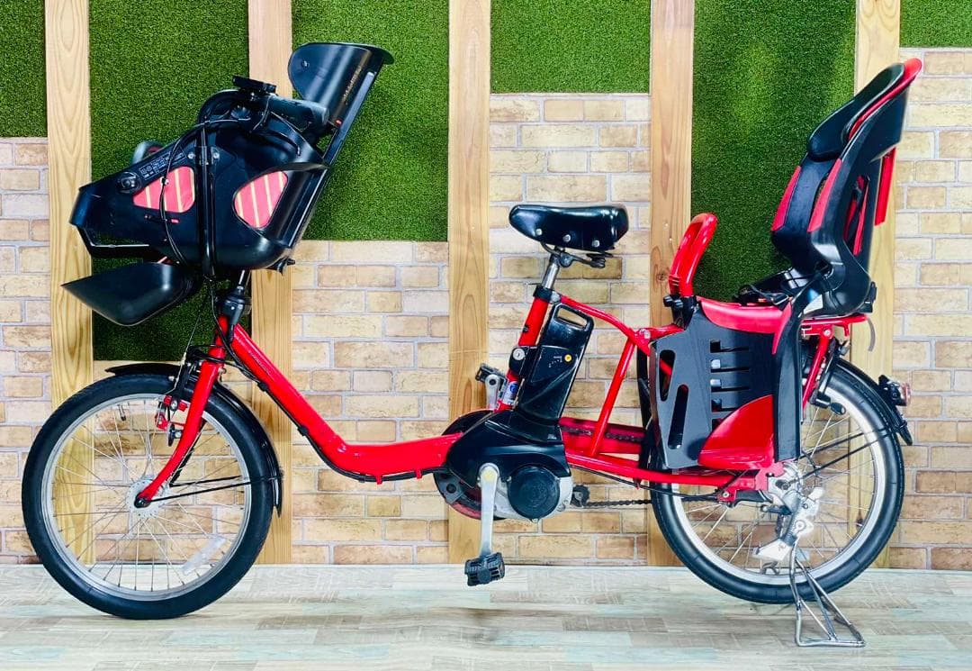 レッド系 パナソニック 子供乗せ電動アシスト自転車 ZH3203