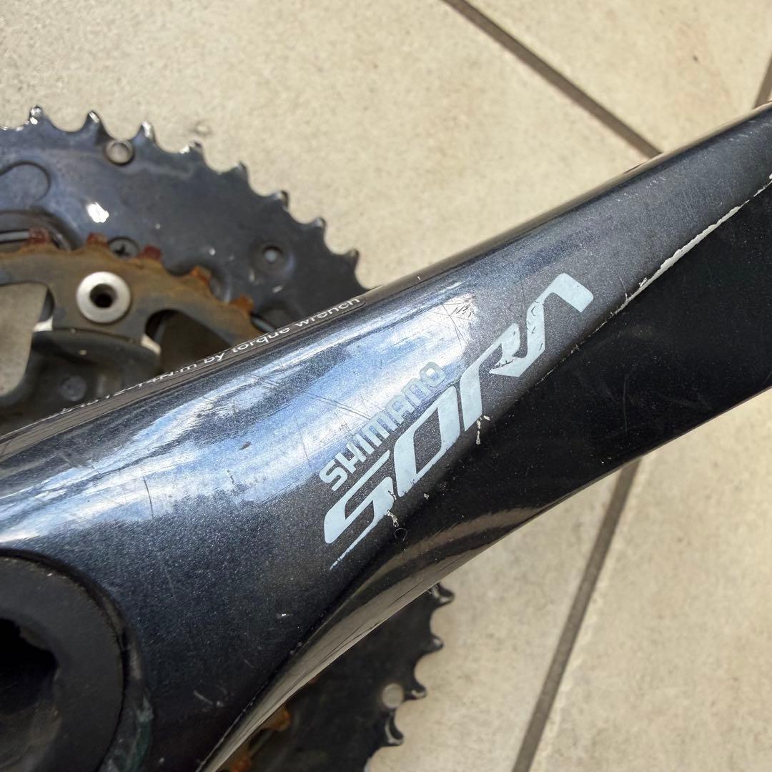 クランクセット FC-R3000 Sora 170mm 50-34T 9s対応