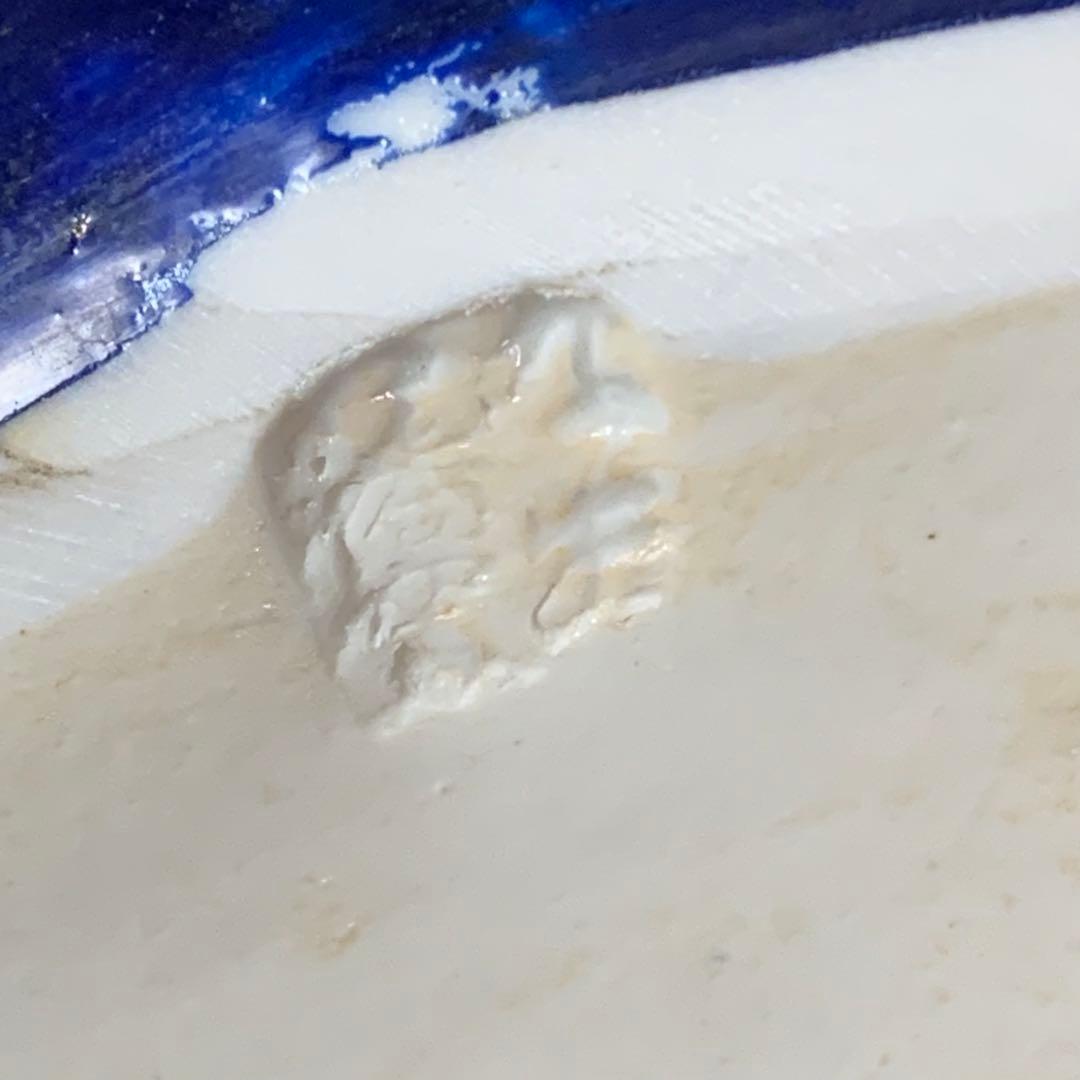 K767⭐︎九谷焼 迫力の特大サイズ 金蘭手 玉乗り獅子 高さ36センチ 魔除け