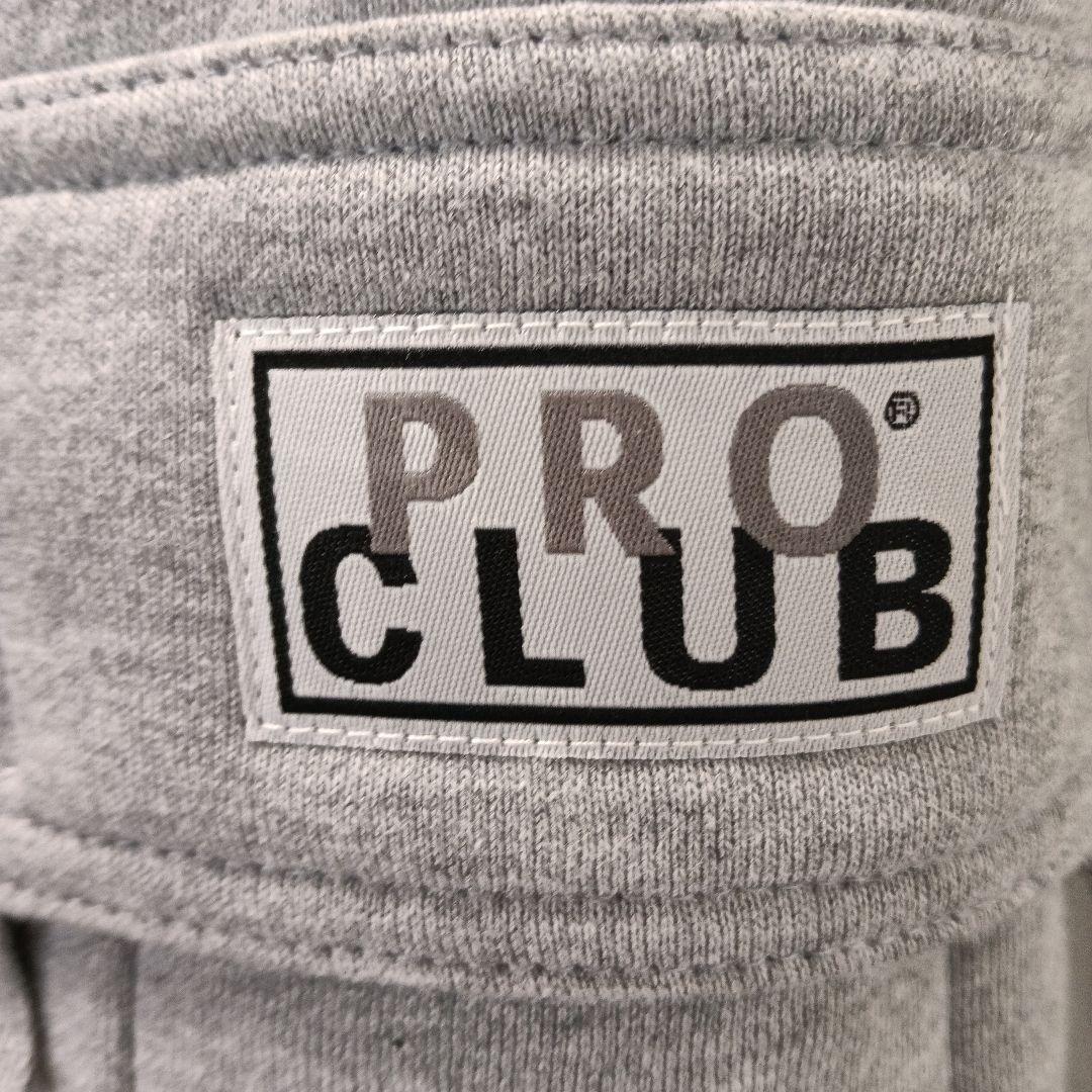 PRO CLUB グレー カーゴパンツ