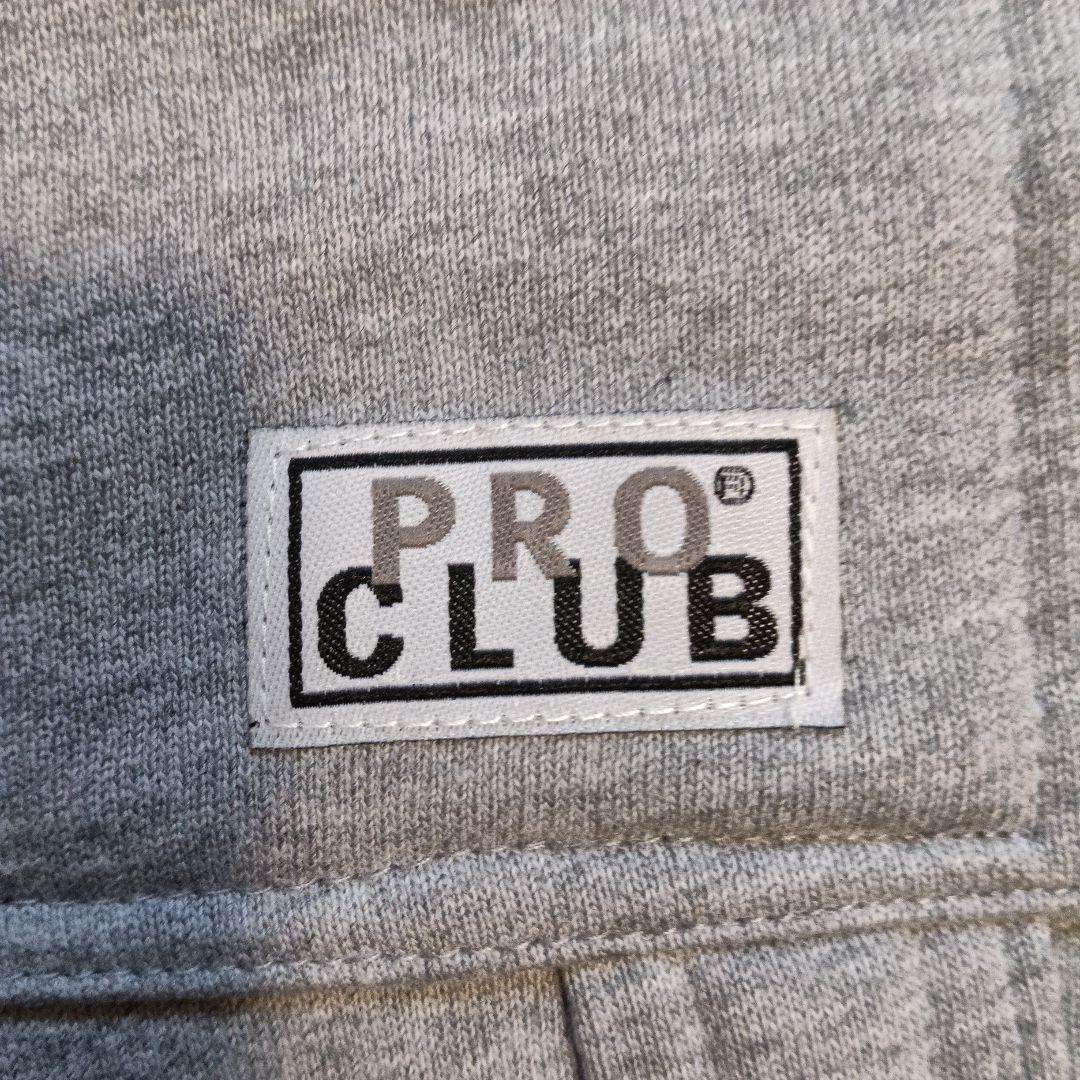 PRO CLUB グレー カーゴパンツ