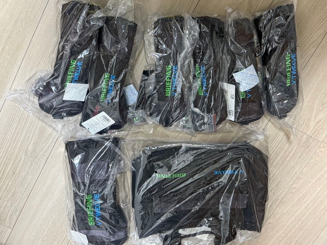 BRIEFING×V12 キャディバッグ　ヘッドカバー　カートバック　9個セット