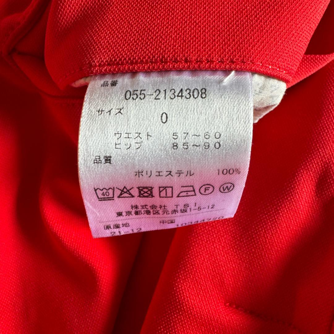 【中古】PEARLY GATES パーリーゲイツ スカート レッド 赤 ゴルフ