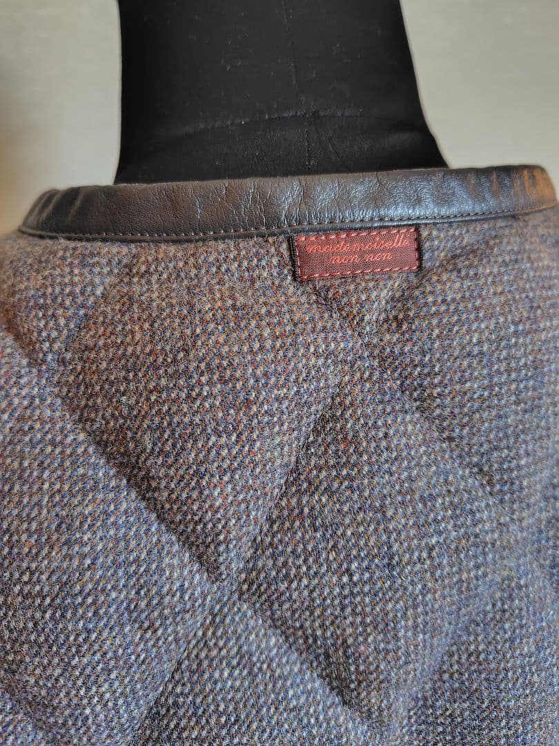 マドモアゼルノンノン ツイードダウンベスト40L