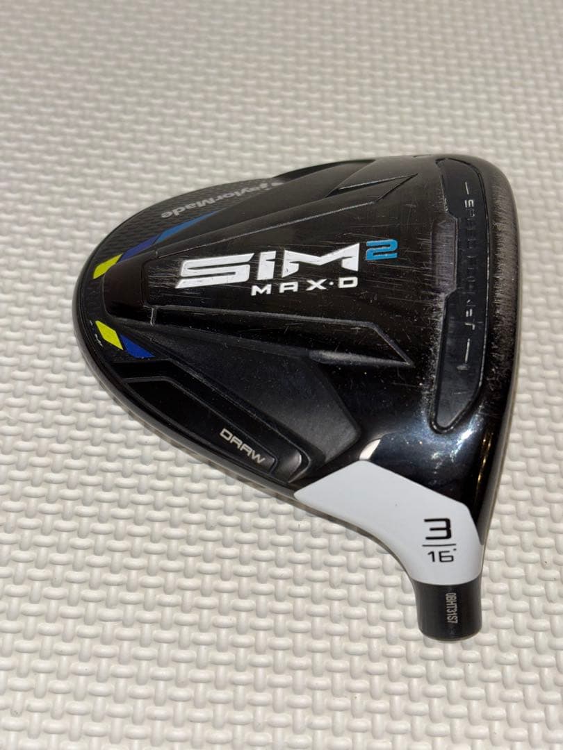 テーラーメイド　SIM2 MAX.D 3W （１６°）ヘッドのみ