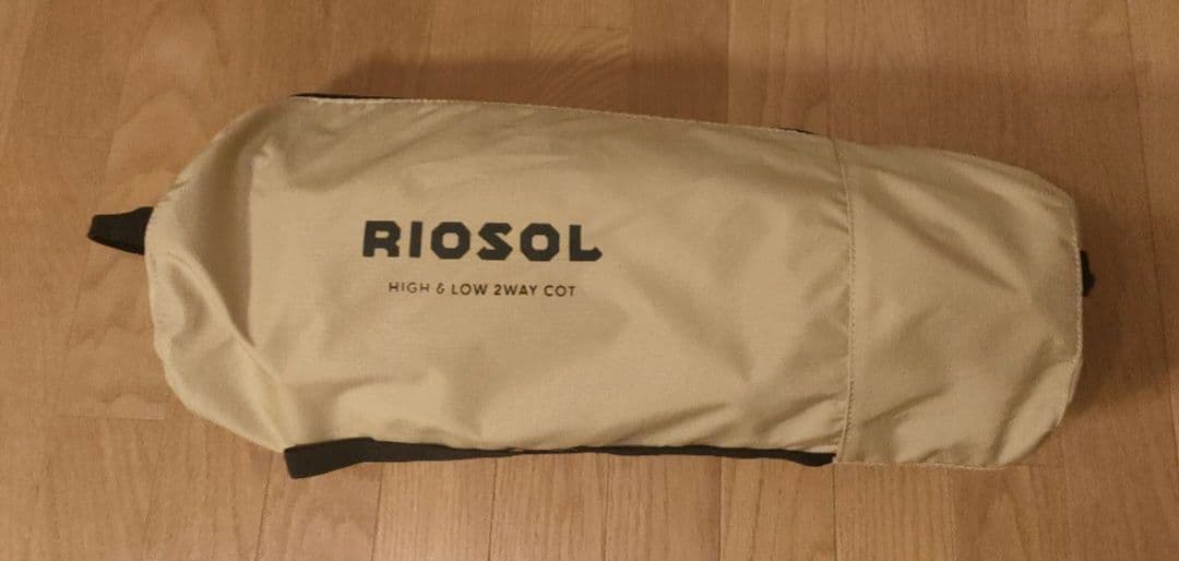新品 RIOSOL High and Low 2way コット キャンプ ベンチ